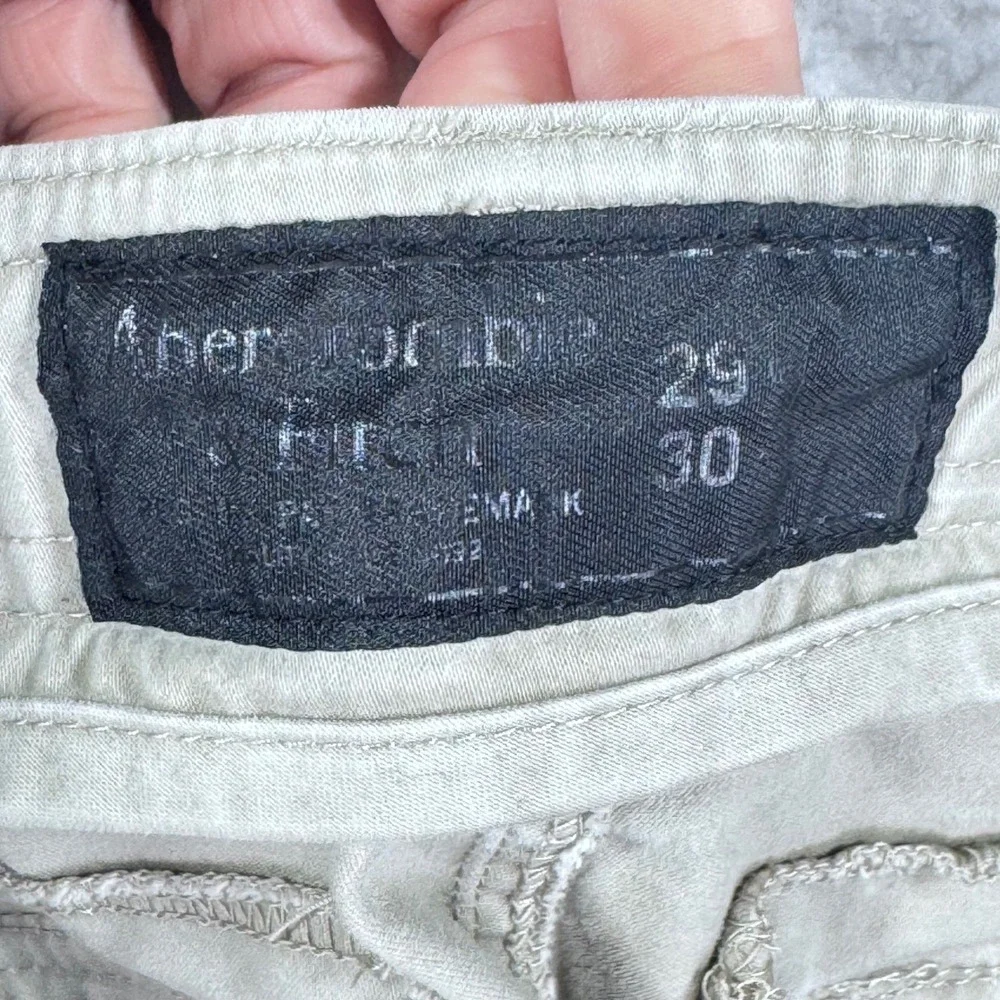 Vintage Abercrombie Fitch‎ Paratrouper Cargo Pants Khaki Mens 29x30 (27)